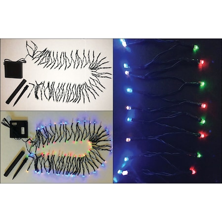 Celebrations Celebrations LED Micro/5mm Multicolored 100 ct String Christmas Lights 16.24 ft. X170331-88-M